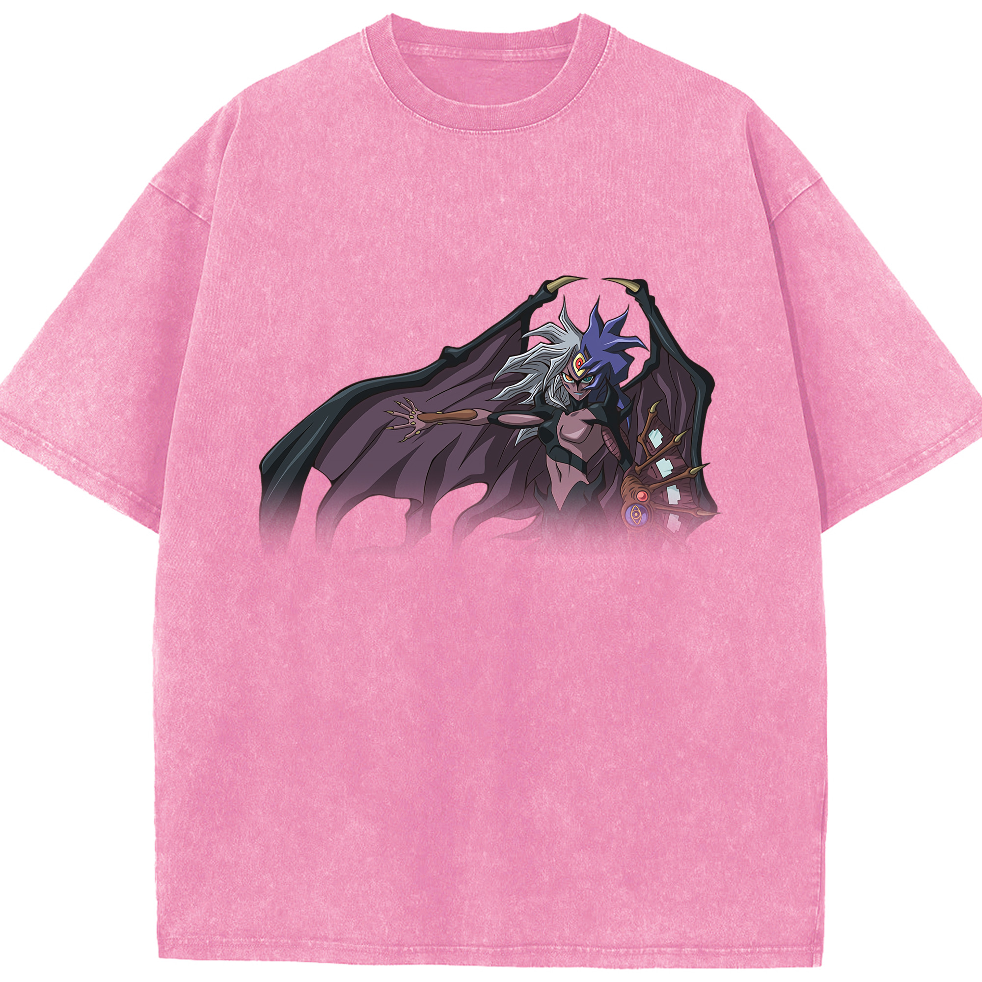 （画像用） 遊☆戯☆王 Yu-Gi-Oh! 綿100% ヴィンテージ風 半袖Tシャツ（フロントプリント）